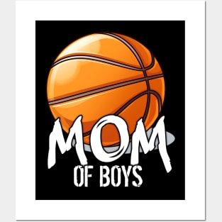 Mom Of Boys Basketball Posters and Art